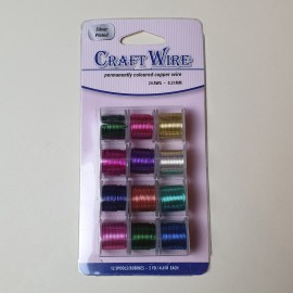 Craft Wire 12 Spools 0.5mm