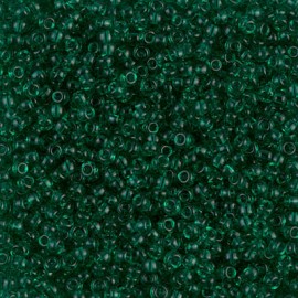 Miyuki Round Seed Beads 11/0 Transparent Emerald