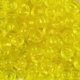 Miyuki Round Seed Beads 6/0 Transparent Yellow