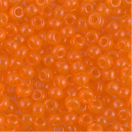Miyuki Round Seed Beads 6/0 Transparent Orange