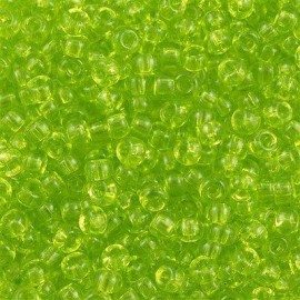 Miyuki Round Seed Beads 6/0 Transparent Lime