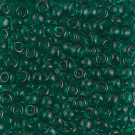 Miyuki Round Seed Beads 6/0 Transparent Emerald