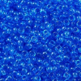 Miyuki Round Seed Beads 6/0 Transparent Blue