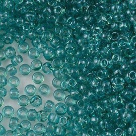Miyuki Round Seed Beads 6/0 Transparent Seafoam Luster 