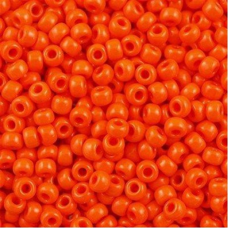 Miyuki Round Seed Beads 6/0 Opaque Orange