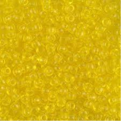 Miyuki Round Seed Beads 8/0 Transparent Yellow