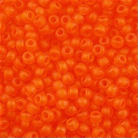 Miyuki Round Seed Beads 8/0 Matte Orange
