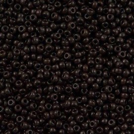 Miyuki Round Seed Beads 8/0 Opaque Brown