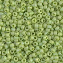 Miyuki Round Seed Beads 8/0 Opaque Chartreuse AB