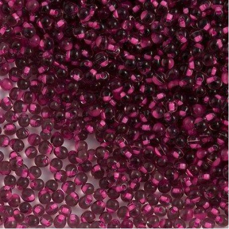 Miyuki Drop Fringe Seed Beads Pink Lined Purple 