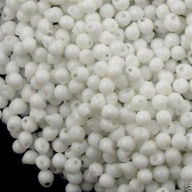Miyuki Drop Fringe Seed Beads White 