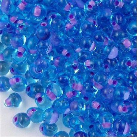 Miyuki Drop Fringe Seed Beads Purple Line Blue