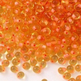 Miyuki Drop Fringe Seed Beads Topaz Lined Coral