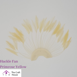 Hackle Fan Primrose Yellow