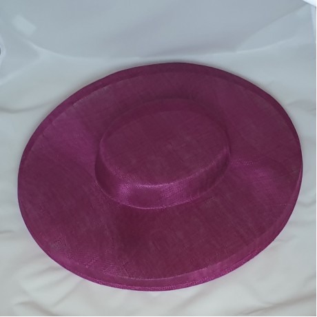 Sinamay Boater Hat 39cm x 41cm
