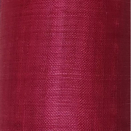 Sinamay Plain Raspberry Red - per metre