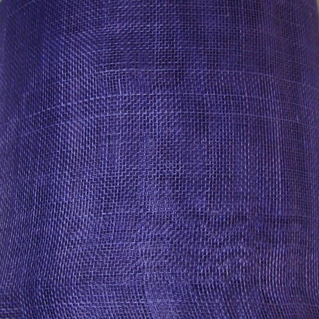 Sinamay Plain Metallic Purple - per half metre