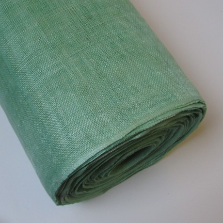 Sinamay Plain Mint Green - per metre