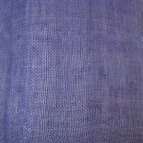 Sinamay Plain Periwinkle Blue - per metre