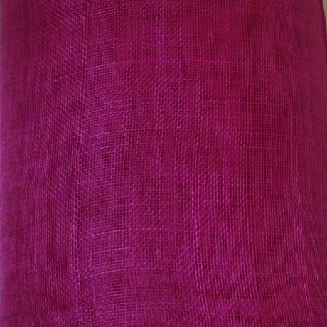 Sinamay Plain Purple Pink - per half metre