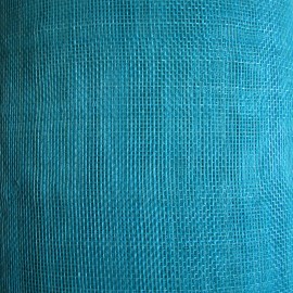 Sinamay Plain Turquoise - per half metre