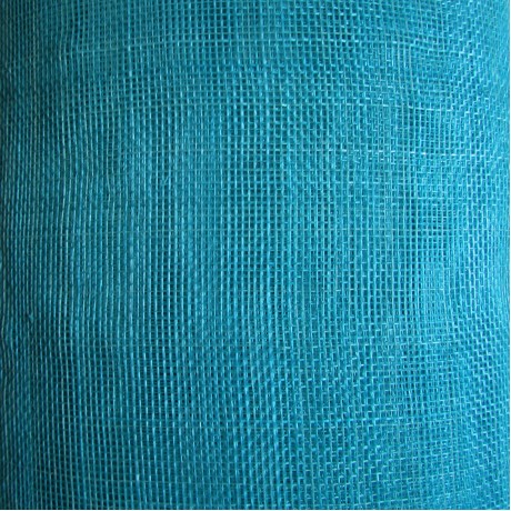 Sinamay Plain Turquoise - per half metre