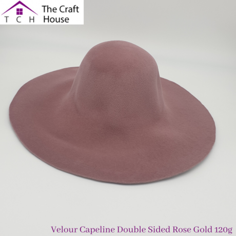 Velour Capeline Double Sided  120g - Old Rose