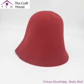 Velour Hood Ruby Red 90g